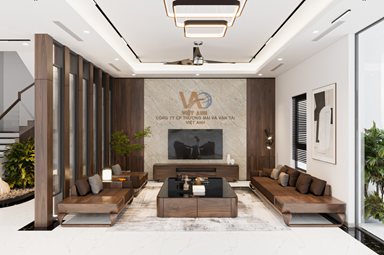 Nội thất văn phòng công ty Việt Anh, thị xã Kinh Môn, tỉnh Hải Dương